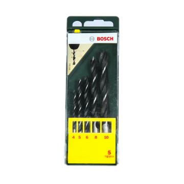 Set 5 burghie Bosch, pentru lemn, 4 - 10 mm