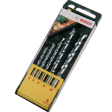 Set 5 burghie Bosch, pentru zidarie, 4 - 10 mm