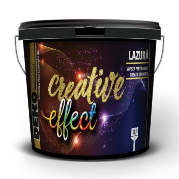 Vopsea decorativa cu efect lazura, Deko Creative Effect, 1.25 L