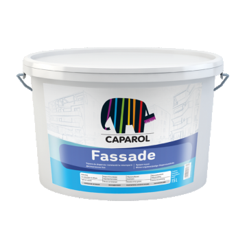 Vopsea lavabila exterior Caparol Fassaden Weiss, alb, 9 l