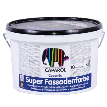 Baza de colorare Caparol Super Fassadenfarbe B1, exterior, alb, 10 l