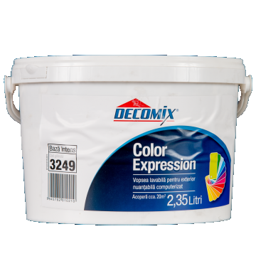 Vopsea lavabila exterior Decomix Color Expression, Baza Intens, 2.35 l