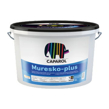 Vopsea lavabila exterior Muresko Plus Baza 3, alb, 14.1 l