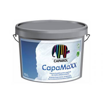 Vopsea lavabila interior Caparol CapaMaxx B2, alb, 14.7 l