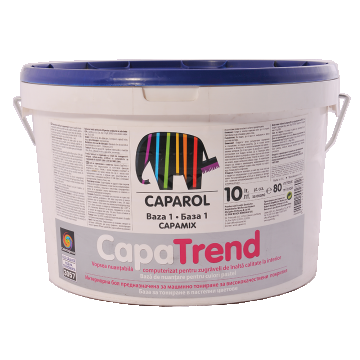 Baza de colorare Caparol CapaTrend, B1, interior, alb, 10 l