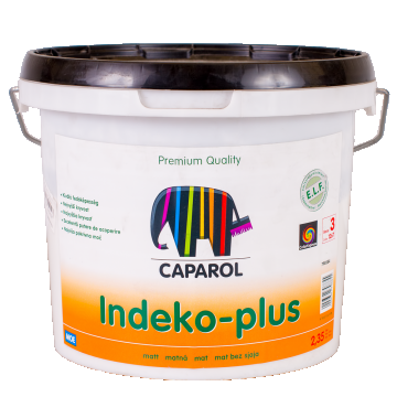 Vopsea lavabila interior Caparol Indeko B3, alb, 2.35 l