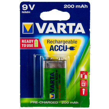 Acumulator Varta, 9V, 200mAh