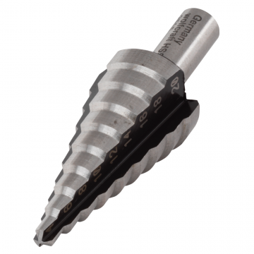 Burghiu conic, in trepte, pentru metal, 4-20 mm