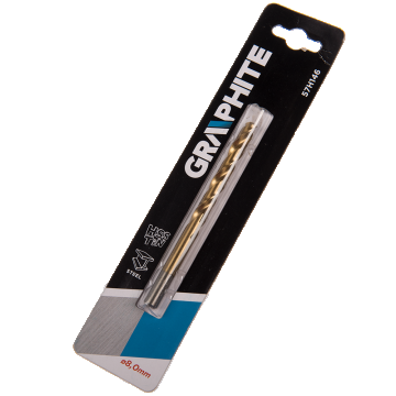 Burghiu Graphite, HSS-TiN, pentru metal, 8 mm