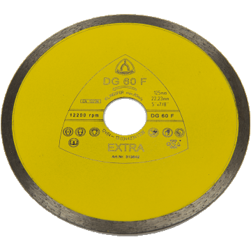 Disc diamantat pentru gresie Klingspor 125 X 22.3 mm