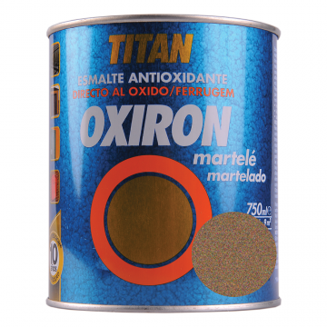 Email metal Titan Oxiron, fier forjat, auriu, interior/exterior/, 0,75 l