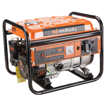 Generator curent electric monofazic Evotools, 1 kW, 1 x 230 V, capacitate rezervor 7 l