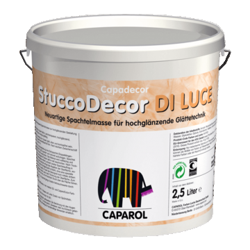 Masa de spaclu Capadecor StuccoDecor di Luce, 2,5 l