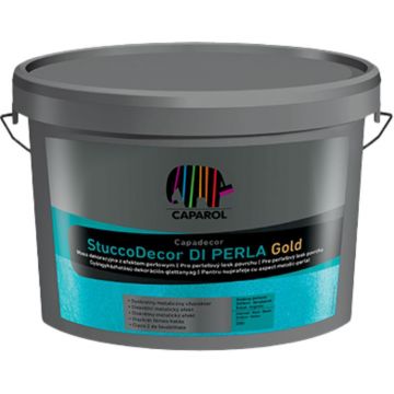 Masa de spaclu Caparol StuccoDecor DI PERLA Gold, 1.25 l