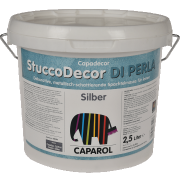 Masa de spaclu decorativa Caparol Stucco Decor, argintiu, 2.5 l