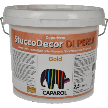 Masa de spaclu decorativa StuccoDecor, auriu, 2,5 l