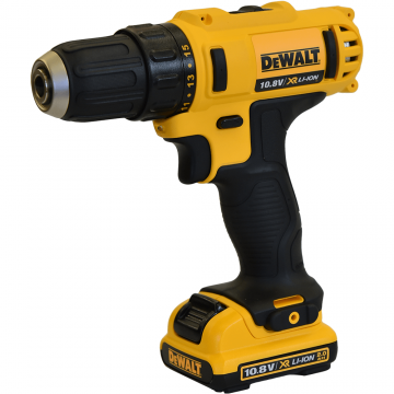 Masina de gaurit si insurubat DeWalt DCD710D2, 1500 rpm, mandrina fara cheie 10 mm, cu acumulator, 2000 mAh