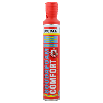 Spuma poliuretanica pentru montaj Confort Genius, aplicare cu pistol, Soudal, 750 ml