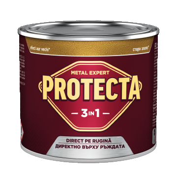 Vopsea alchidica/email Protecta 3 in 1, aur vechi, interior/exterior, 0,5 L