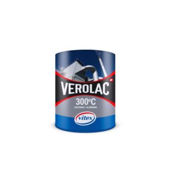 Vopsea aluminiu anticoroziva Vitex Verolac, rezistenta la temperaturi inalte, argintiu, 375 ml