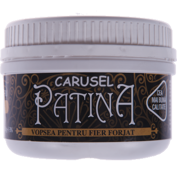 Vopsea fier forjat Patina Carusel auriu, interior/exterior, 0.25 kg