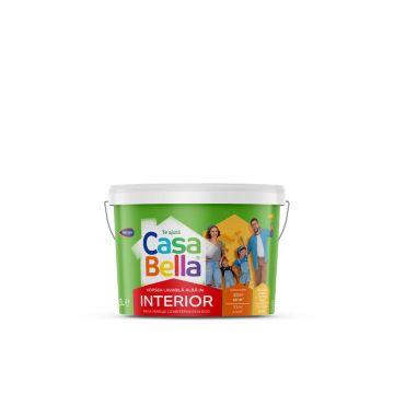 Vopsea lavabila interior Casabella, alb, 2.5 l