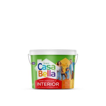 Vopsea lavabila interior Casabella, alb, 4 l
