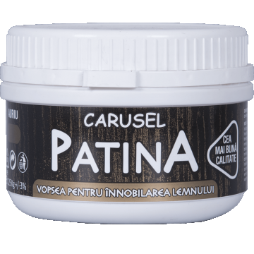 Vopsea lemn Patina Carusel,auriu,interior/exterior, 0.25 kg