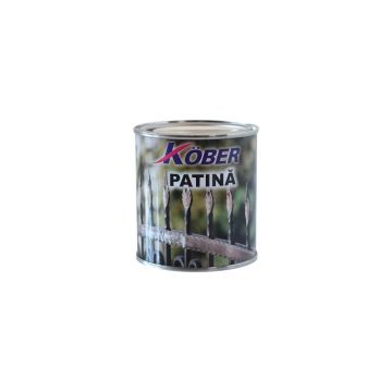 Vopsea Patina pentru fier forjat Kober, interior/exterior, auriu, 0.2 L