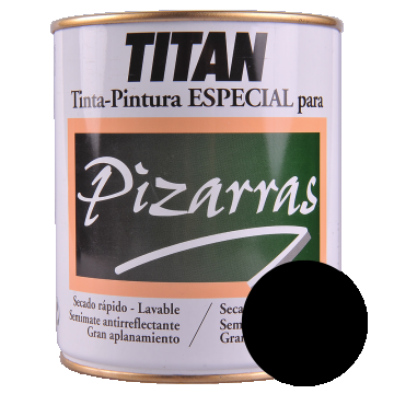 Vopsea Titan Blackboard, efect tabla de scris, negru, semi-mat, 750 ml