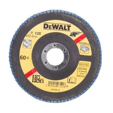 Disc Lamelar DeWalt DT3309 Pentru Metal 125 x 22.23 mm 60 gr