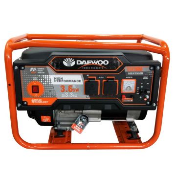 Generator DAEWOO GDK3600 3.3kW max 3.6kW cu roti si maner