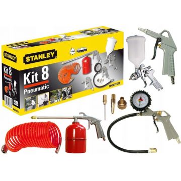 Kit 8 Accesorii Compresor Stanley 9045671STN Kit 8 Accesorii Compresor Stanley 9045671STN