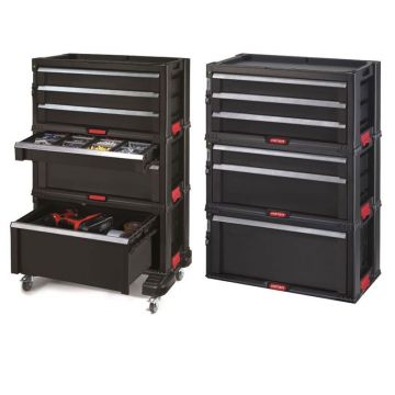 Organizator mobil scule black 6 sertare Keter 237786