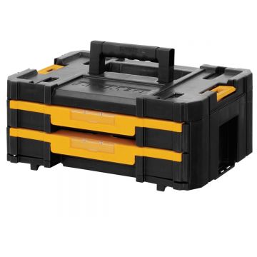 Organizator TSTAK IV Cu 2 Sertare Prevazute Cu Separatoare Ajustabile DeWalt DWST1-70706