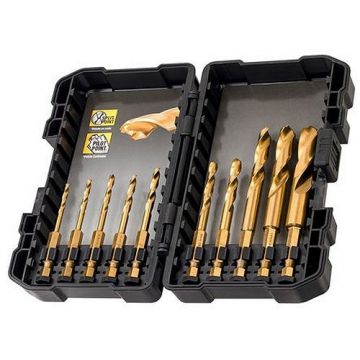 Set 10 burghie de Impact Titanium Extreme DeWalt - DT50050