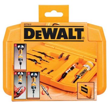 Set 12 accesorii DeWALT DT7612 insurubare/gaurire