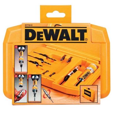 Set 12 accesorii DeWALT DT7612 insurubare/gaurire