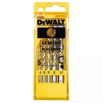 Set 5 burghie zidarie Extreme Dewalt 4/5/6/8/10mm - DT6956