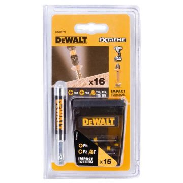 Set DeWALT DT70577T cu 16 piese de impact in set Tic Tac