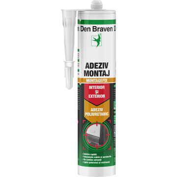 Adeziv pentru montaj Den Braven Montagefix PU DIY 300 ml