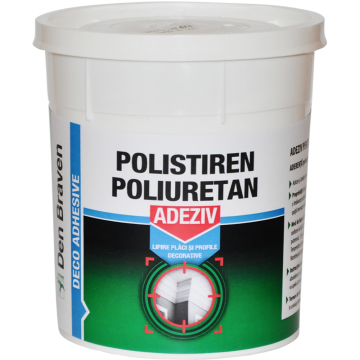 Adeziv pentru polistien Den Braven , alb, 1 kg