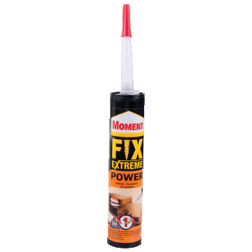 Adeziv pentru suprafete multiple, interior/exterior, Moment Fix Express, alb, 375 gr