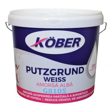 Amorsa Kober Putzgrund Weiss G8105, 15 l