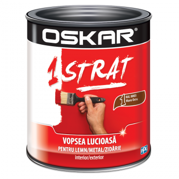 Email Oskar 1 strat, interior/exterior, RAL 8003 maro ocru, 2.5 l