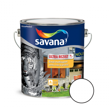 Email Savana multisuport interior/exterior,alb, 2,5 l