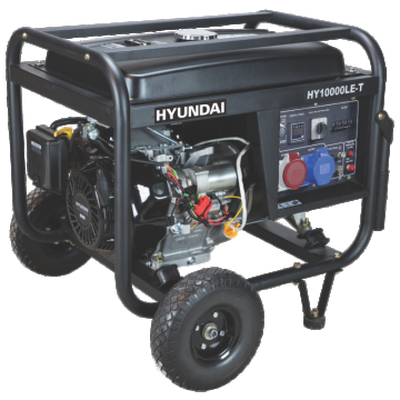 Generator curent electric Hyundai Full Power HY10000LE, 8,8/7 kW, 1 x 220 + 1 x 380, capacitate rezervor 25 l