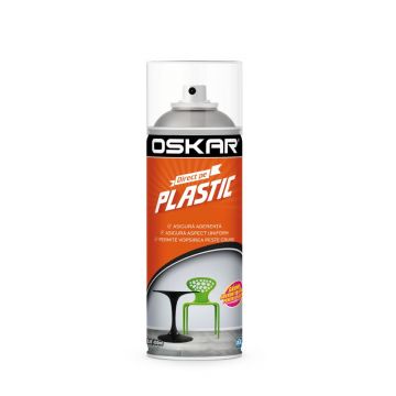 Grund spray direct pe plastic Oskar, transparent, mat, interior/exterior, 400 ml