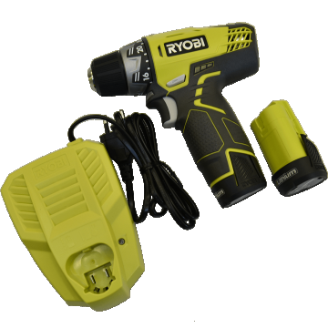 Masina de insurubat Ryobi R12DD-LL13S, 2 acumulatori, 1300 mAh, 1500 rpm