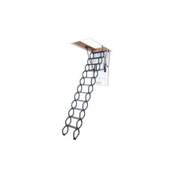 Scara pantograf retractabila Fakro, metal, 70 x 120 x 280 cm